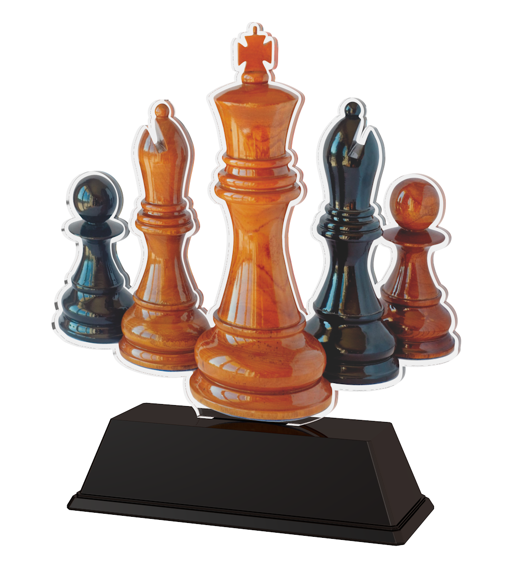 Schach-Trophäe in 3 Größen