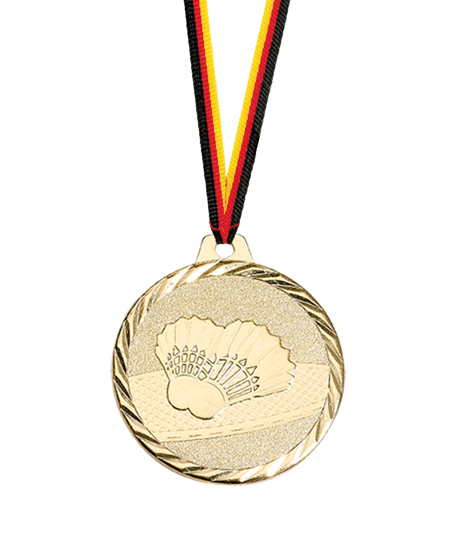 Badminton Medaille Lupus in 50mm