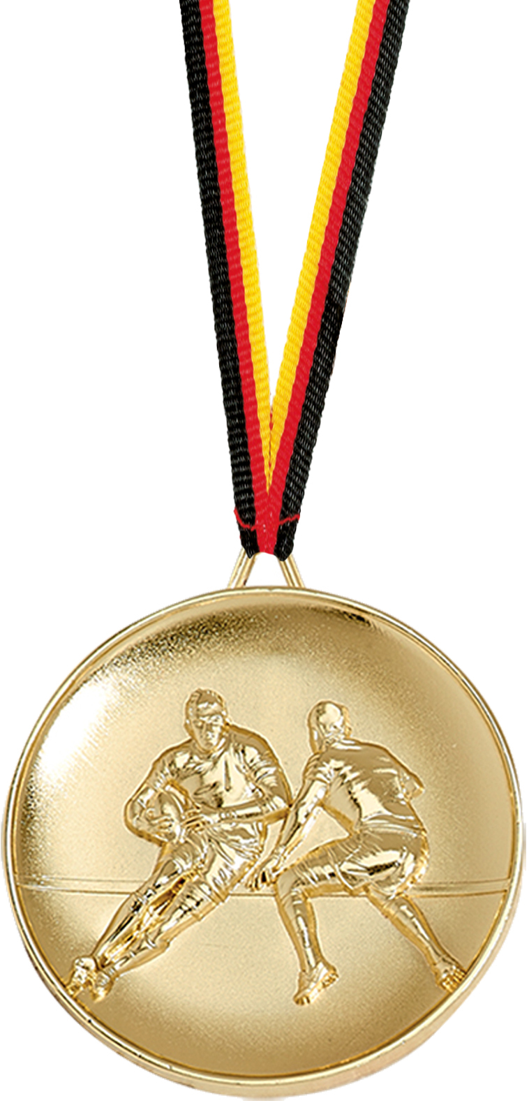 Edle 3D Medaille Rugby 65mm Ø